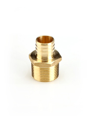 3/8 PEX Coupling / Splice Crimp Brass Fittings - PEX Superstore